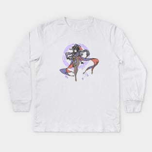 Mona from Genshin Impact Kids Long Sleeve T-Shirt